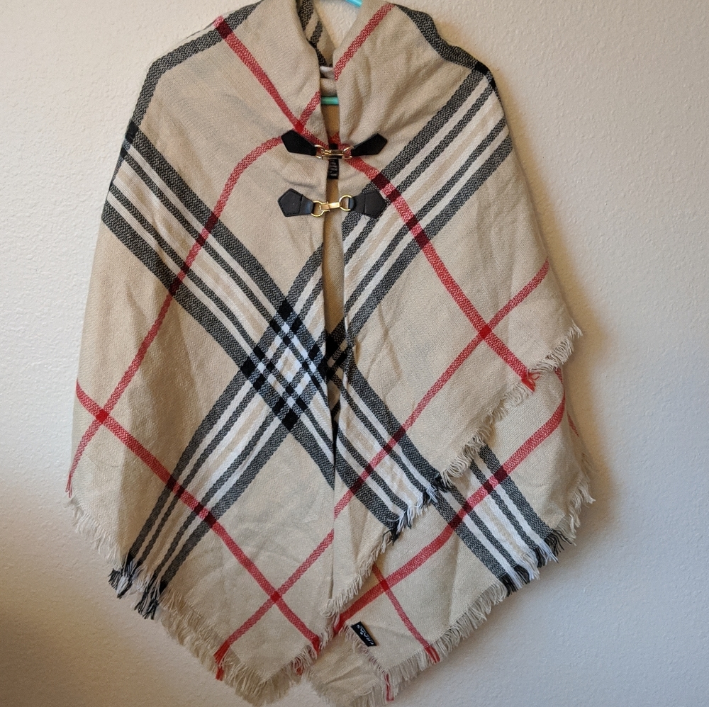Plaid Cape